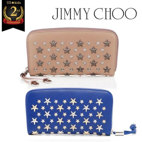 【新作】ジミーチュウ コピー Jimmy Choo フィリパ スタッズ 長財布 2色■関税込■ 7022318